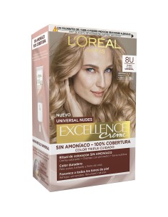 Permanent Dye L'Oréal Paris Excellence Nº 8.0-rubio claro