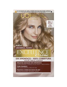 Permanent Dye L'Oréal Paris Excellence Nº 8.0-rubio claro 2