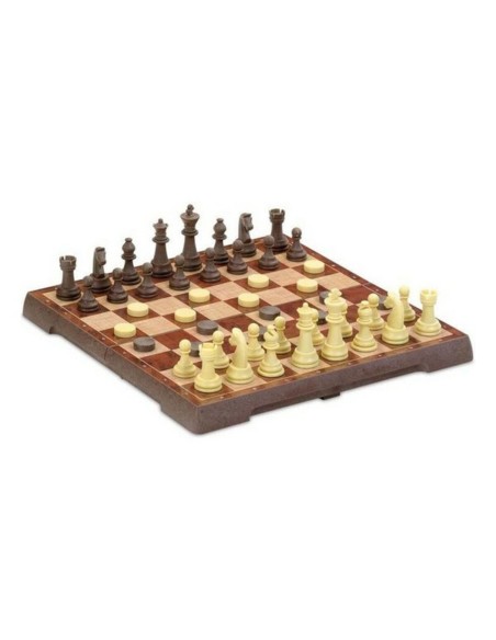 Chess and Checkers Board Cayro 453 Plastic Magnetic