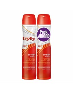 Spray Deodorant Extrem Protect Byly 8411104041158 (2 uds) 200 ml