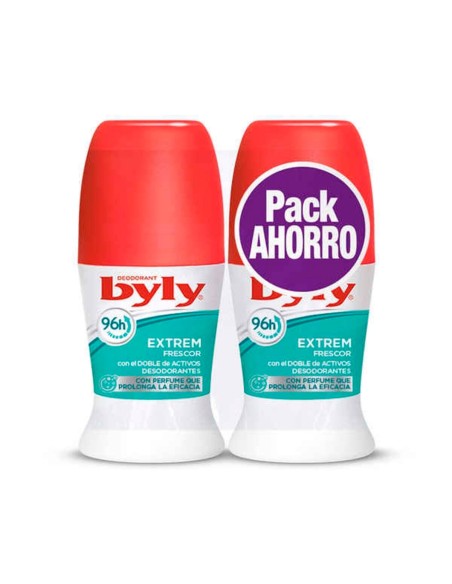 Roll-On Deodorant Extrem Frescor Byly (2 x 50 ml)