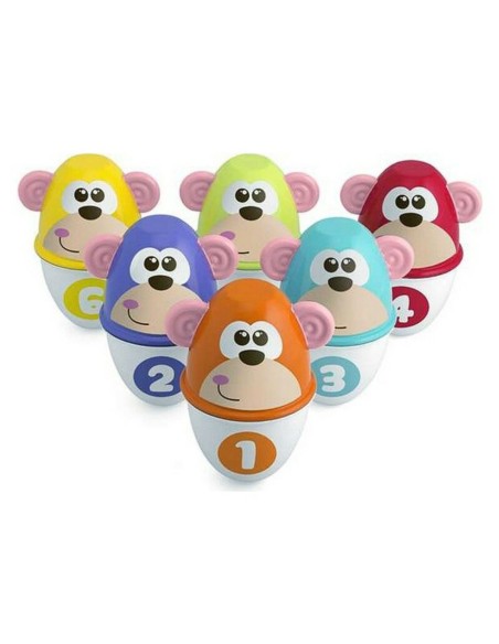 Bowling Game Monkey Strike Chicco (7 pcs)