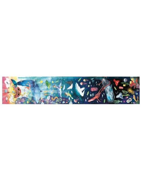 Puzzle Hape 150 x 30 cm 200 Pieces Navy
