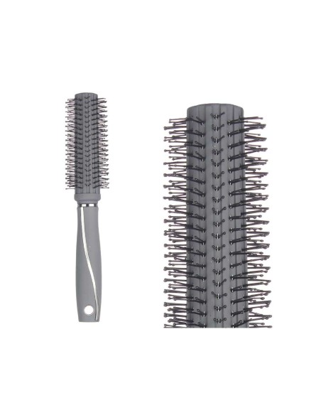 Round Brush Berilo 352 Grey Silicone Plastic (12 Units)