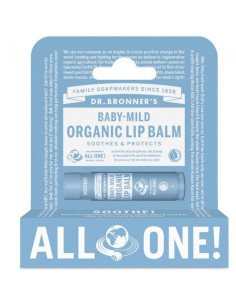 Lip Balm Dr Bronner's Baby Mild 4 g Cream