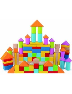 Building Blocks Game Hape 101 Pieces 27 x 22 x 13 cm