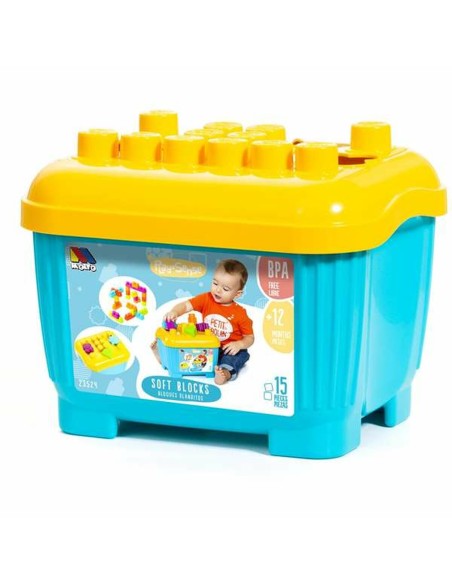 Construction set Moltó Blocks & Puzzles 15 Pieces