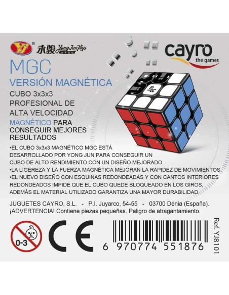 Magic Cube Puzzle Cayro Multicolour (3 Pieces) (3 Units)