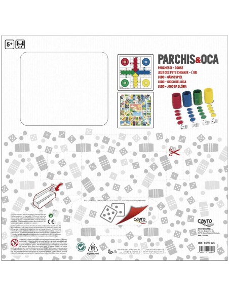 Parchís and Oca Board Cayro Multicolour 250 g