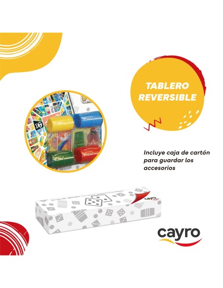 Parchís and Oca Board Cayro Multicolour 250 g