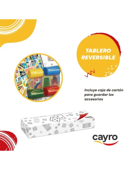 Parchís and Oca Board Cayro Multicolour 250 g