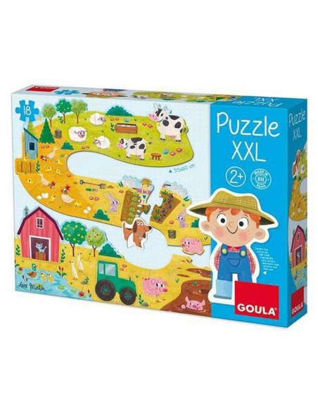 Baby Farm Puzzle XXL Goula 53176 (17 pcs)