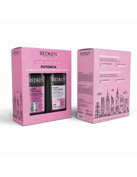 Shampoo Set Redken ACIDIC COLOR GLOSS 3 Pieces