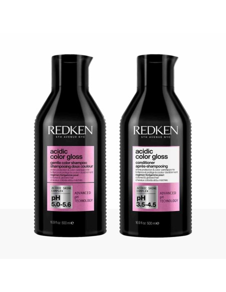 Shampoo Set Redken ACIDIC COLOR GLOSS 3 Pieces