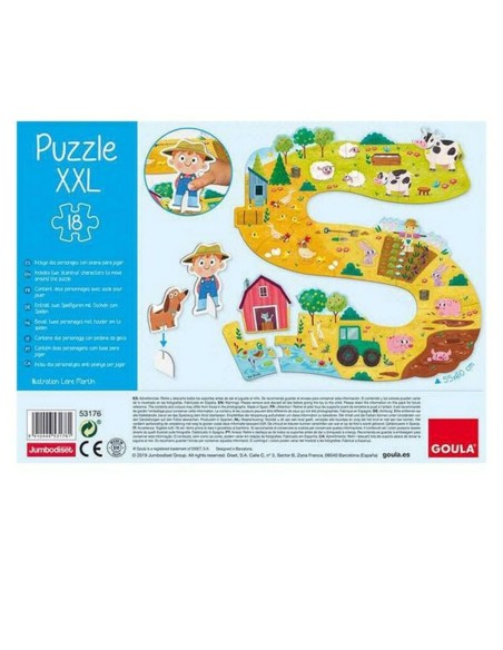 Baby Farm Puzzle XXL Goula 53176 (17 pcs)
