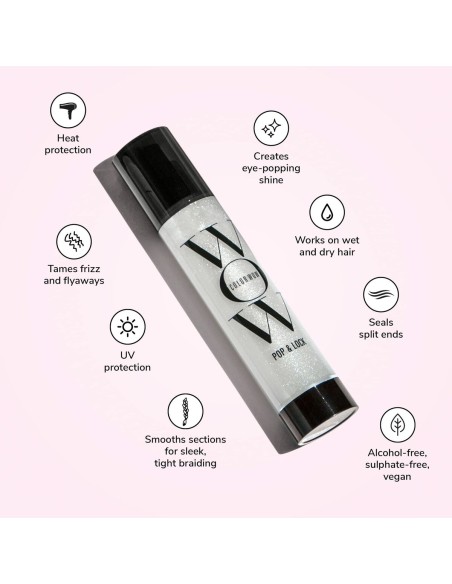 Spray Shine for Hair Color Wow POP & LOCK
