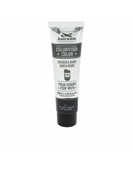Permanent Dye Hairgum COLORATION Ash Blonde Nº 6.1 60 g