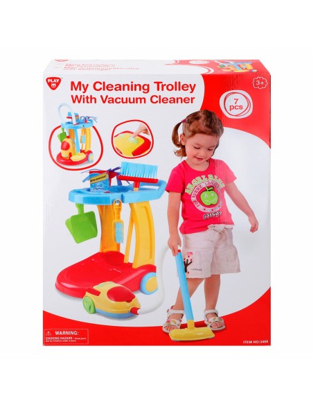 Cleaning Trolley with Accessories PlayGo 30,5 x 67 x 37 cm (2 Units)