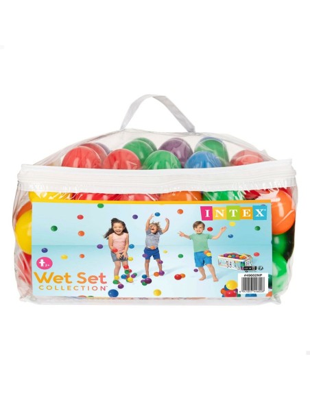 Balls Intex FUN BALLZ 100 Pieces 6,5 x 6,5 x 6,5 cm (6 Units)