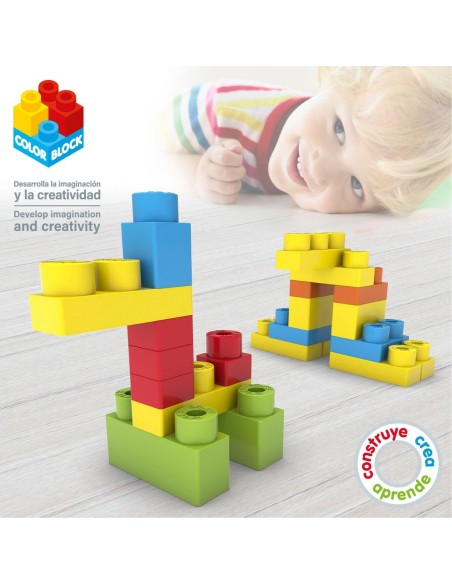 Construction set Color Block Basic Bucket 35 Pieces (6 Units)