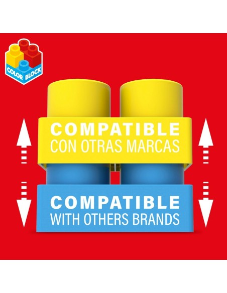 Construction set Color Block Basic Bucket 35 Pieces (6 Units)