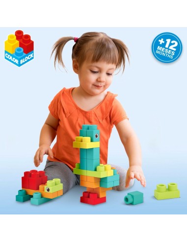 Construction set Color Block Bag 36 Pieces (6 Units)