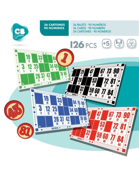 Bingo CB Games Wood Paper Plastic (24 Units)