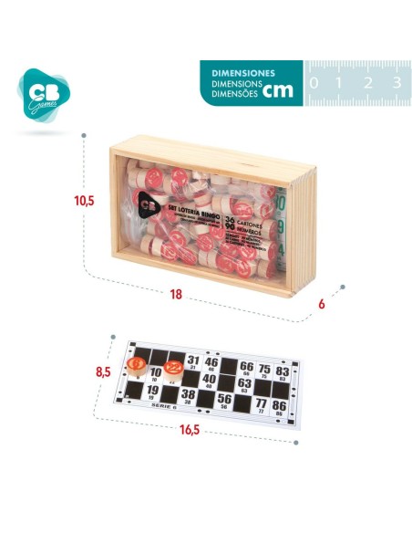 Bingo CB Games Wood Paper Plastic (24 Units)