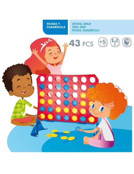 4 in a Row CB Games 31,5 x 26 x 13 cm (42 Pieces) (6 Units)