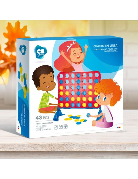4 in a Row CB Games 31,5 x 26 x 13 cm (42 Pieces) (6 Units)
