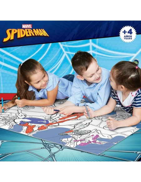 Child's Puzzle Spider-Man Double-sided 60 Pieces 70 x 1,5 x 50 cm (6 Units)