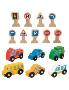 Vehicle Playset Woomax 15 Pieces (6 Units) 2