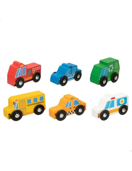 Vehicle Playset Woomax 15 Pieces (6 Units)