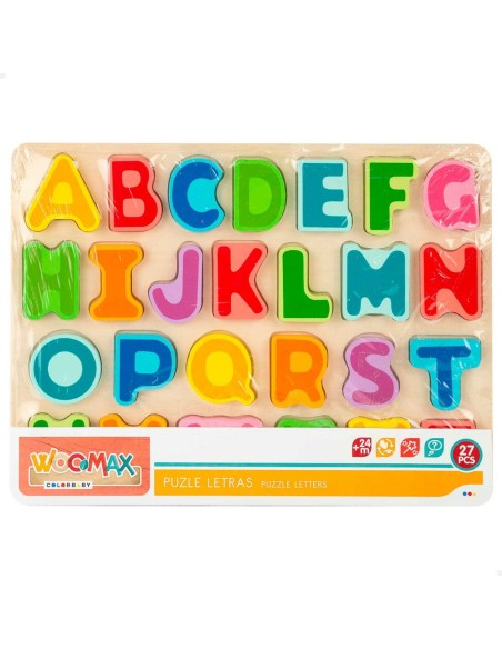 Child's Wooden Puzzle Woomax + 2 Years 27 Pieces (12 Units)