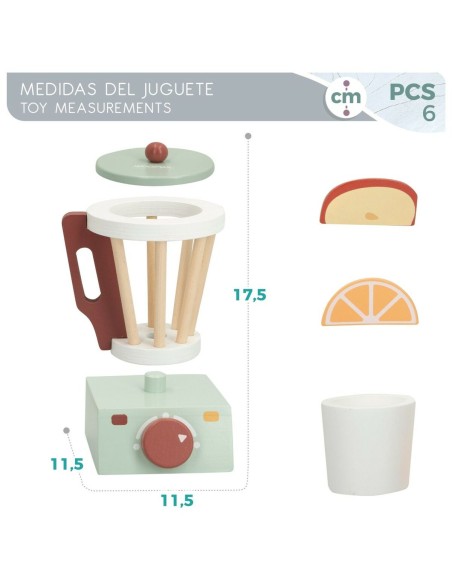 Toy blender Woomax 6 Pieces 11,5 x 17,5 x 11,5 cm (6 Units)