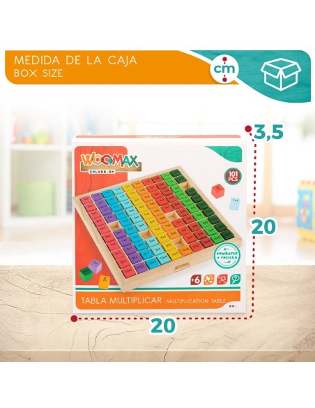 Skills game Woomax 101 Pieces 19 x 2 x 19 cm (6 Units)