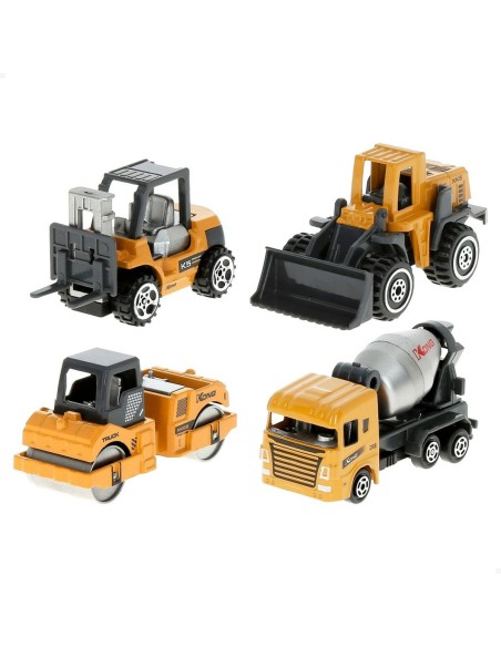 Construction Work Vehicles (Set) Speed & Go 7,5 x 4 x 3 cm (12 Units)
