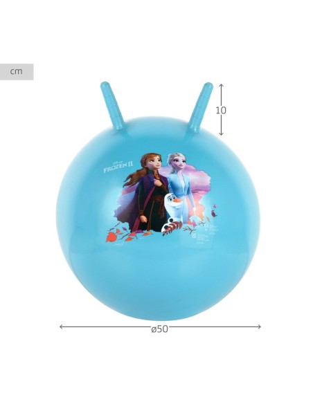Jumping Ball Frozen Ø 45 cm Blue (10 Units)