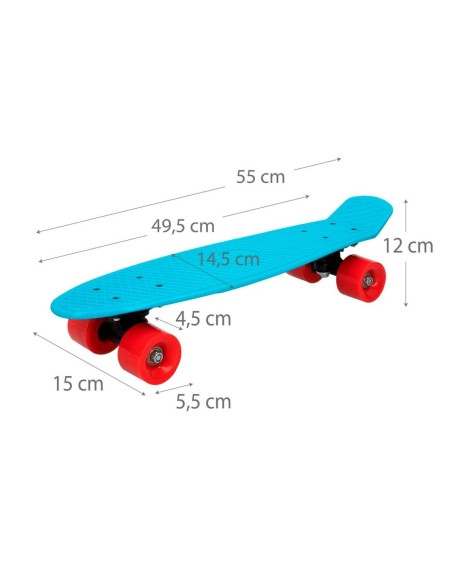 Skateboard Colorbaby Blue (6 Units)