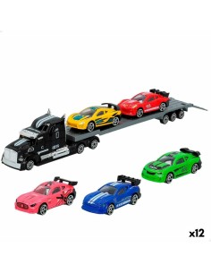 Truck Carrier and Cars Speed & Go 28 x 5 x 4,5 cm (12 Units)