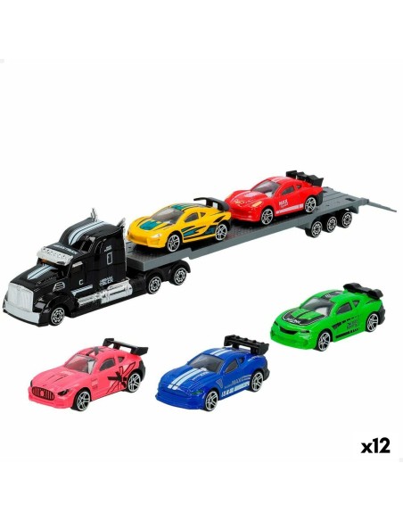 Truck Carrier and Cars Speed & Go 28 x 5 x 4,5 cm (12 Units)
