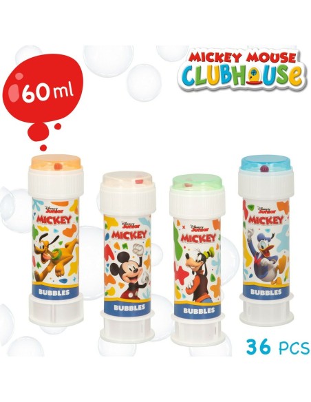 Bubble blower Mickey Mouse 60 ml 3,8 x 11,5 x 3,8 cm (216 Units)