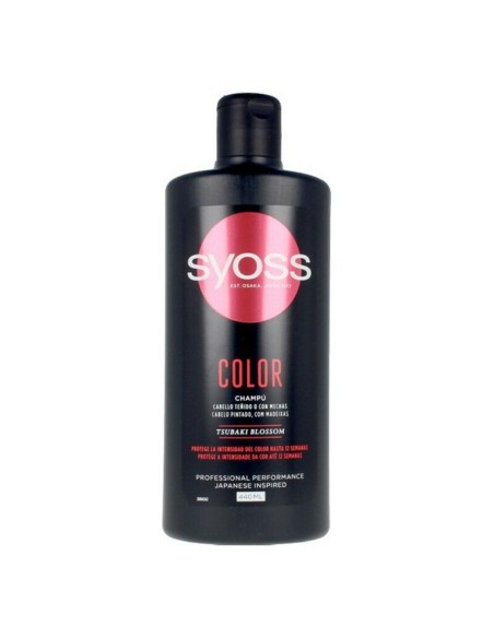 Shampoo for Coloured Hair Color Tech Syoss (440 ml)