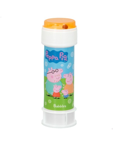 Bubble blower Peppa Pig 60 ml 3,7 x 11,5 x 3,7 cm (216 Units)