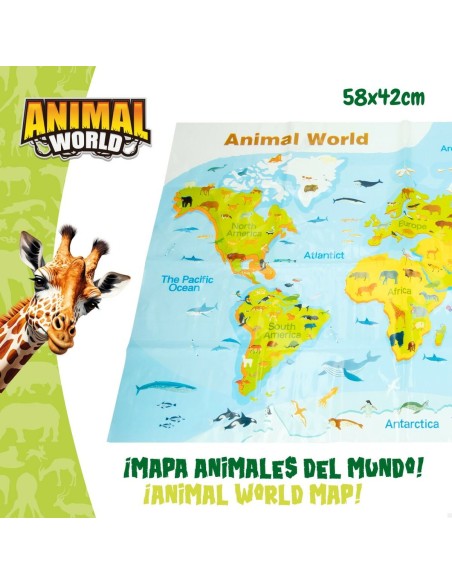 Animal figures Colorbaby 19 Pieces Jungle Plastic 14 x 6 x 5 cm (6 Units)