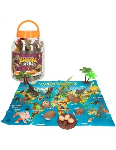 Playset Colorbaby 19 Pieces 6 Units 17 x 9 x 6 cm Dinosaurs 2