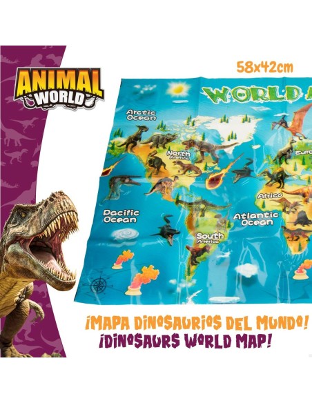 Playset Colorbaby 19 Pieces 6 Units 17 x 9 x 6 cm Dinosaurs