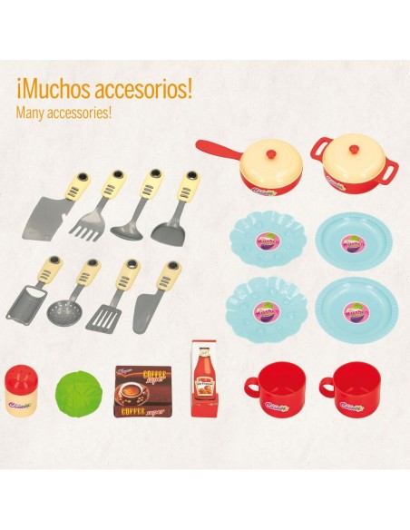 Toy kitchen Colorbaby 23 Pieces 37 x 47 x 23 cm