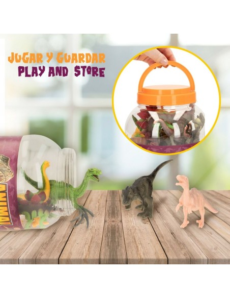 Playset Colorbaby 19 Pieces 6 Units 17 x 9 x 6 cm Dinosaurs