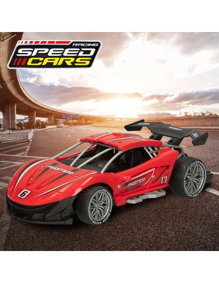 Remote-Controlled Car Speed & Go 22 x 7 x 11 cm 1:16 Red 6 Units
